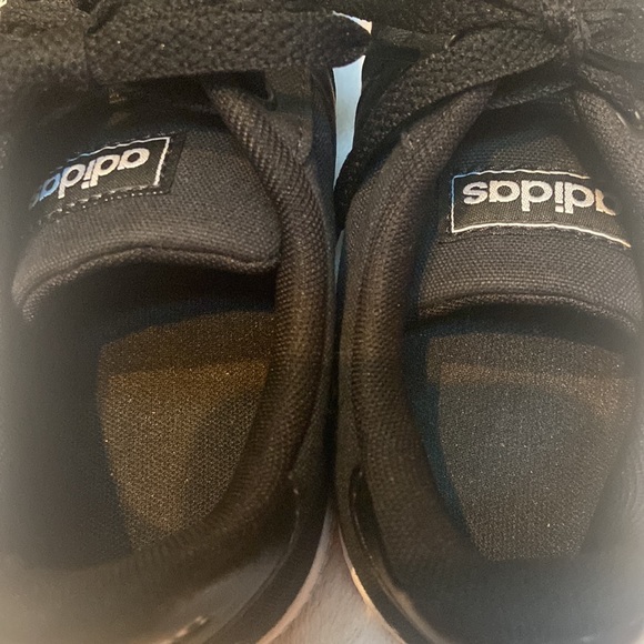 ADIDAS CANVAS Size 5 1/2 Black Sneakers - Picture 7 of 14